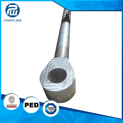 CNC machining steel forged piston rod for industrial equipment