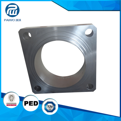 High quality carbon steel forging CNC square flange