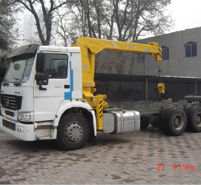 telescopic boom crane/truck with crane/truck mounted crane