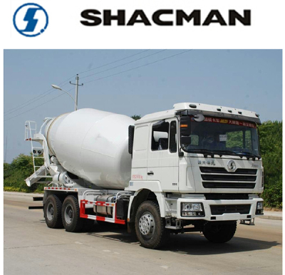 10 Wheel 6x4 Concrete Mixer Truck, 10m3 tanker , SHACMAN Chassis, Italy Pump