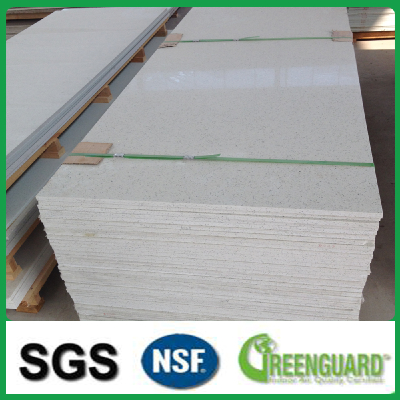 artificial stone quartz slab, white quartz slab