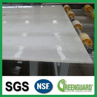 Polished Quartz Slab Artificial Stone Plate, large size quartz slab