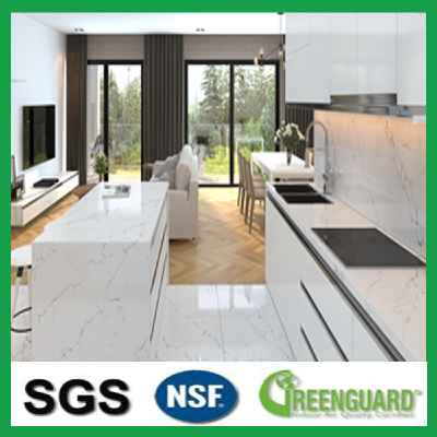 artificial stone quartz sheets, white star quartz stone