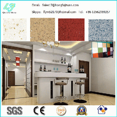 Classical color quartz stone table top