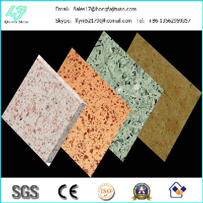 Complex color quartz stone , most fashion style quartz stone table tops