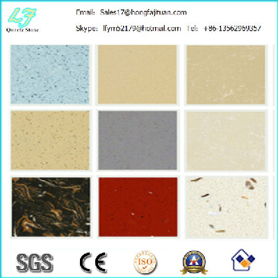 Eased and polished finish edge quartz dining table top wholesale for kitchen countertops