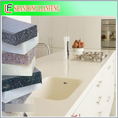 Modern Design Artificial Stone Quartz Countertop, 3000*700mm sparkle white quartz countertop