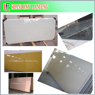 White mirror fleck quartz stone countertop wholesale price by accurate fabrication