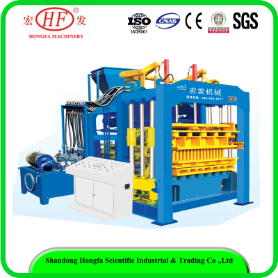 QT12-15 heavy automatic hydraulic concrete block making machine,fully automatic concrete block production line