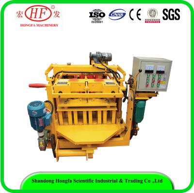 QMJ4-30 ground mould cement brick making machine small machines