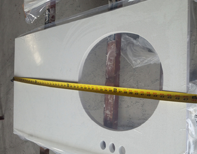 Flat Edge / Eased Edge Countertop Edging and Kitchen Cabinets Type kitche/artificial quartz stone