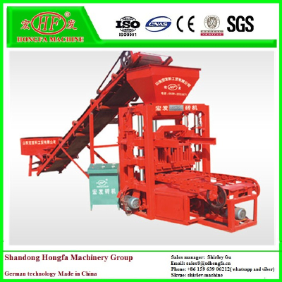 Best quality QTJ4-26D brick making machine  made in China