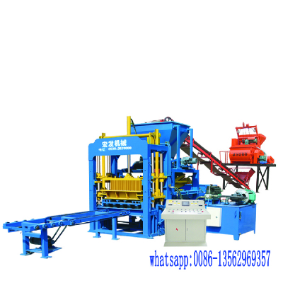 Automatic concrete brick making machine