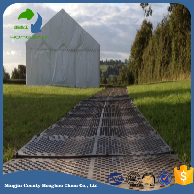 Heavy Duty UPE Plastic Temporary Road Mat Ground Protection