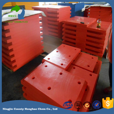 Chinese Factory Dock Bumper Facing Pad Marine Fender