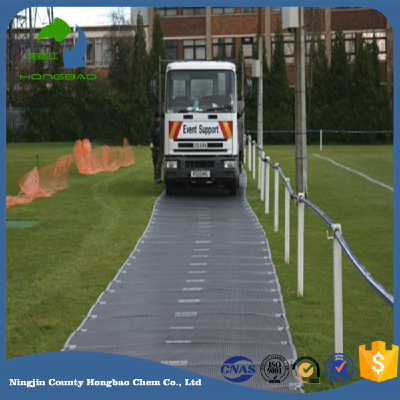 Heavy Duty Recycled Uhmwpe Temporary Road Mat Custom Size