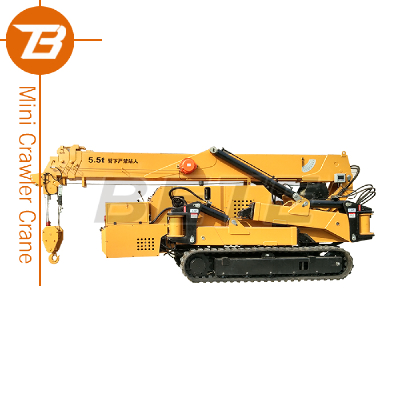 Hydraulic Foldable Mini Crawler Crane for Narrow Working Space