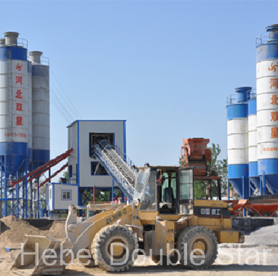 90m3/h concrete batching plant