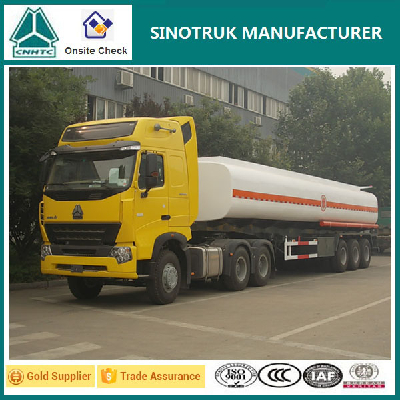 SINOTRUK chemical liquid tank semi trailer