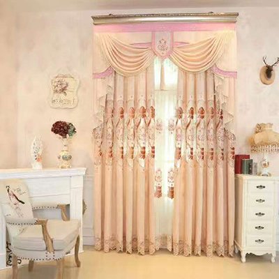Ready made curtain fancy printed curtain fabric