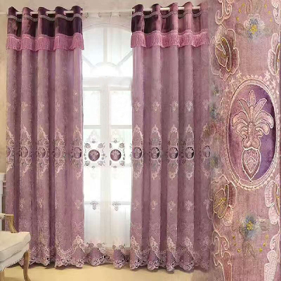 Latest jacquard curtain fabric motorized curtain designs