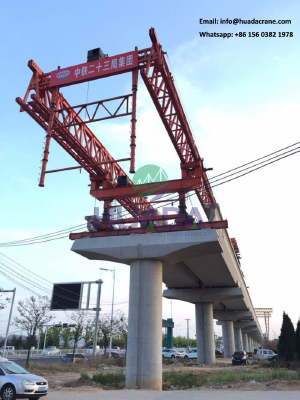 180T road bridge launcher equipment for Light Rail Transit project