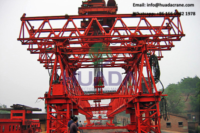 150t 160 ton u type subway bridge erecting beam launcher crane price