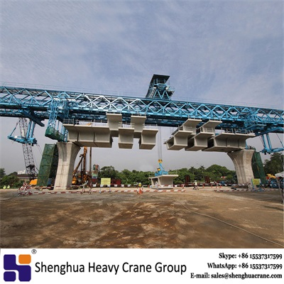 Trussed type 1600T girder erecting concrete segmental launching gantry equipment