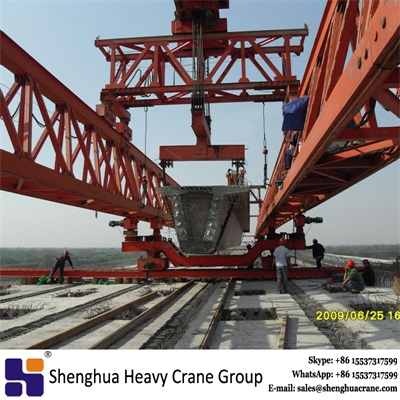 I beam highway bridge beam launcher crane for tunnel beam erecting