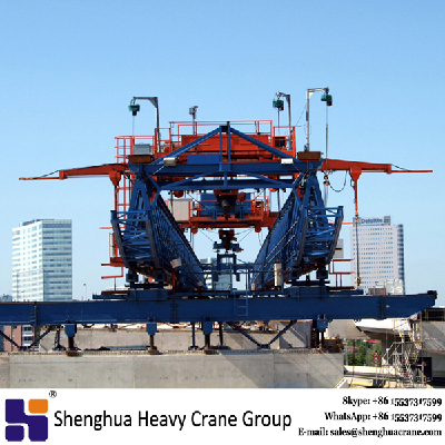 Trussed 260t t type beam launcher suspension bridge erecting construction equipment