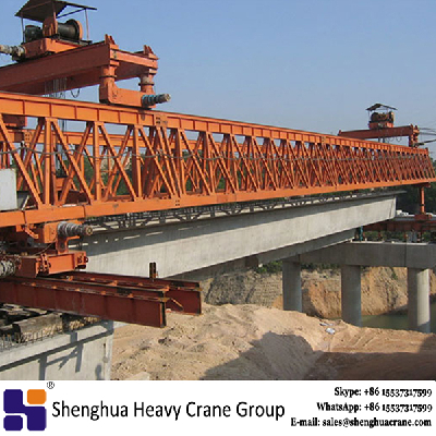 China HSHCL Highway bridge erection equipment beam launcher crane price