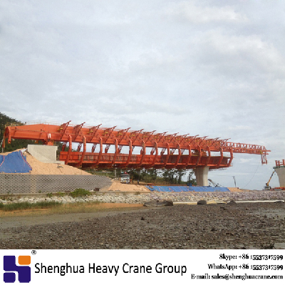 700t steel overhead movable scaffolding system crane for bridge erection