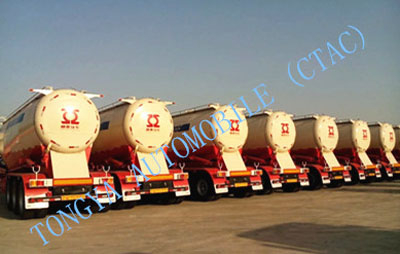 45m3 bulk cement tanker semi trailer sell to Philippines