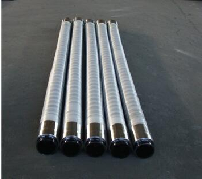 Concrete pump Parts, DN125 5"*3M, 4layer, 2 Ends Steel Wire braided rubber hose