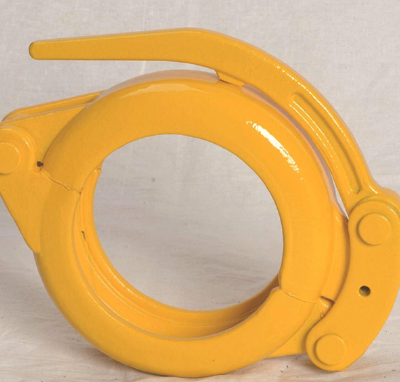 Putzmeister snap clamp coupling for concrete pump pipe