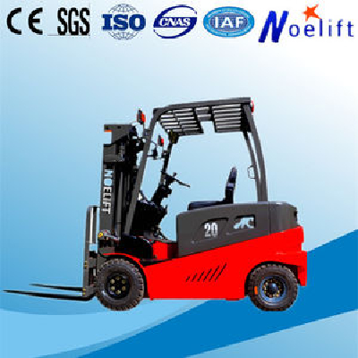 New high lift Electric ForkLift Truck with container mast