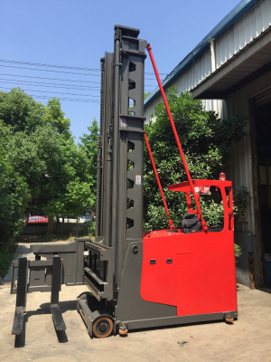 TCZ15 series seated type 3 way electric pallet stacker