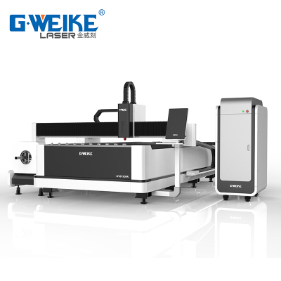Metal tube and plate fiber laser cutting machine with rotary device