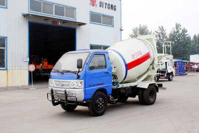 2 cbm concrete mixing truck,2 cbm mobile cement mixer with CE