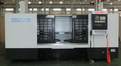 1 meter long axis parts first process special milling machine tool -zk8206-1500 face centering machine tool manufacturers