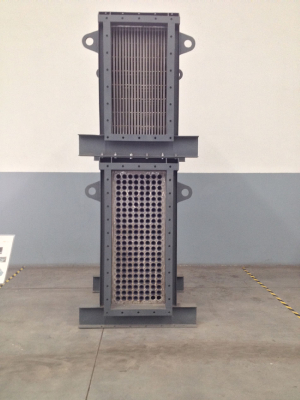 The combined plate and pipe type Air Preheater /Waste Heat Recovery Unit