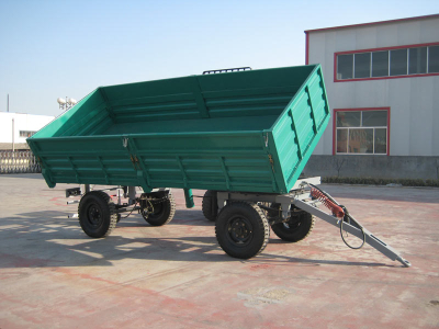 HYDRAULIC PRESSURE FARM TRACTOR DUMP TRAILER