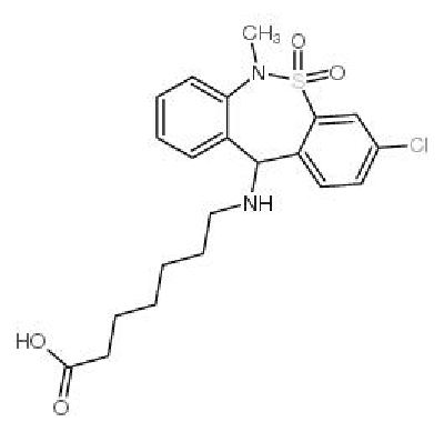 (Thiazepin-11-ylAmino)HeptanoicAcidSemisulfateMonohydrateTianeptineSemisulfate Monohydrate