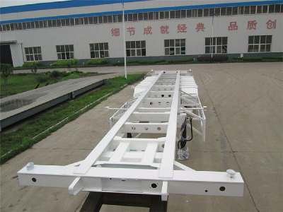 china manufacture directly price skeleton semi trailer for sale loading container