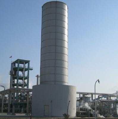 Enclosed type ground flare