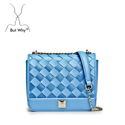woven fancy lady flap shoulder bag