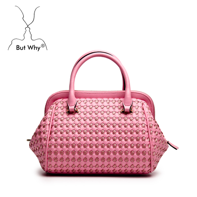 knitting woven nylon women tote bag fashion designer