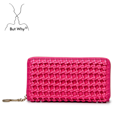 Butwhy women pocket wallet knitting card purse