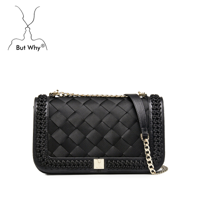 Butwhy new arrival woven women messenger bags casual small square packet