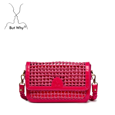 custom design knitting handbag handwoven tote bag